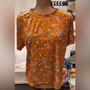 Floral Orange Women's Top